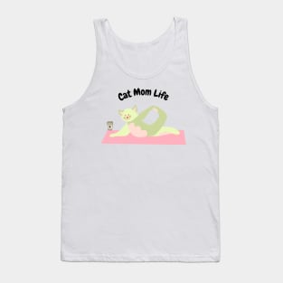 I am a proud cat mom Mom Gift Tank Top